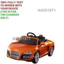 4FT Wall Charger AC Adapter 12V for KL-7008 Audi R8 Spyder Ride-On Toy Magic Cars 1