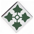 4th Infantry Division Color Official Car Badge Magic Cars Variant 0
