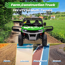 24-Volt 4WD Two-Seater Electric Ride-On UTV with Remote Control Magic Cars 7