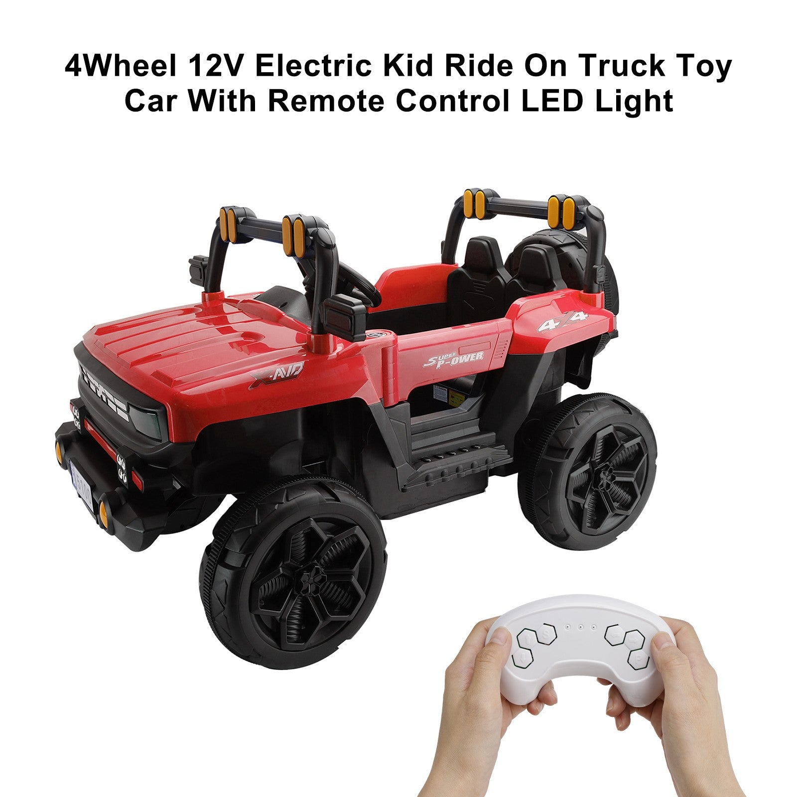 Magic Rider Toy 4Wheel 12V Electric Ride On Truck Toy Car Remote Control US