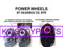 4-Pack Power Wheels Racer Gear Set with 25/72 Teeth, Compatible with