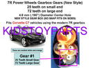 4-Pack Power Wheels Racer Gear Set with 25/72 Teeth, Compatible with