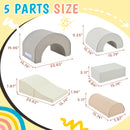 5-Piece Foam Climbing Blocks Set for Babies and Toddlers Development Magic Cars 13