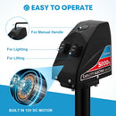 5000lbs Electric Tongue Jack with Waterproof Cover and LED Work Light Magic Cars 2