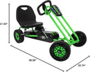 Green Crew Rocket Pedal Go Kart Ride-On Toy for Boys and Girls Magic Cars 5