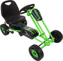 Green Rocket Pedal Go-Kart Ride-On Toy for Boys and Girls Magic Cars 2