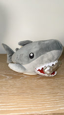 50th Anniversary JAWS MOVIE SHARK Plush Toy with Motion & Sound - 12" Battery Operated Magic Cars 3