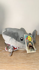 50th Anniversary JAWS MOVIE SHARK Plush Toy with Motion & Sound - 12" Battery Operated Magic Cars Variant 0