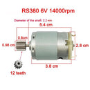 24V High Power Electric Motors for Children's Toy Cars with High Speed Performance Magic Cars 0