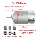24V High Power Electric Motors for Children's Toy Cars with High Speed Performance Magic Cars 3