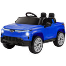Chevrolet Silverado EV RST 12V Blue Remote-Controlled Kids Ride-On Truck