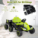 24V Electric Ride-On Car for Kids with Parental Control, Music, Horn, and Lights