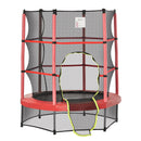 5FT Kids Trampoline with Safety Enclosure Net, Springless Design, Protective Pad, and Steel Frame Magic Cars Variant 0