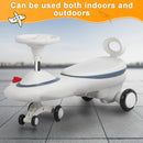 6.7V Electric Wiggle Car with Pedal, 2-in-1 Light and Music Feature for Ages 1-6 Magic Cars 1