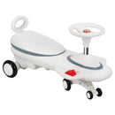 6.7V Electric Wiggle Car with Pedal, 2-in-1 Light and Music Feature for Ages 1-6 Magic Cars 3