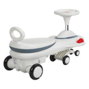 6.7V Electric Wiggle Car with Pedal, 2-in-1 Light and Music Feature for Ages 1-6 Magic Cars 4