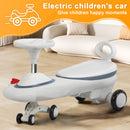 6.7V Electric Wiggle Car with Pedal, 2-in-1 Light and Music Feature for Ages 1-6 Magic Cars 7