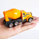 Kids Construction Vehicle Toy Set with Bulldozer and Forklift - 6 Pack Magic Cars 2