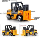 Kids Construction Vehicle Toy Set with Bulldozer and Forklift - 6 Pack Magic Cars 5