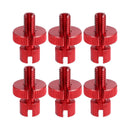 6 Pack M8 Brake and Clutch Cable Line Adjuster Screws with Slotted Features Magic Cars Variant 0