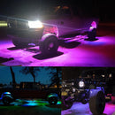 6 Pod Multicolor LED Rock Lights for UTVs, ATVs, Golf Carts, Trucks, SXS, SUVs, RZRs with Music Sync Magic Cars 5