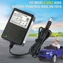 6 Volt AA Battery Charger for Kids Powered Ride-On Car Kid Trax Magic Cars 7