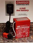 6 Volt Charger for Fisher-Price Power Wheels Red Battery Models 00801, 0712 Magic Cars 1