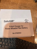 6 Volt Charger for Fisher-Price Power Wheels Red Battery Models 00801, 0712 Magic Cars 3