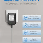 6 Volt Replacement Charger for Flybar Kidzone Bumper Car Kids Ride-On Vehicle Magic Cars 3