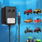 6 Volt Replacement Charger for Flybar Kidzone Bumper Car Kids Ride-On Vehicle Magic Cars 5