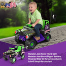 Volt Grave Digger Ride-On Monster Truck with Graphics for Boys and Girls 18-36 Months Magic Cars 1