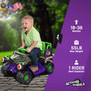 Volt Grave Digger Ride-On Monster Truck with Graphics for Boys and Girls 18-36 Months Magic Cars 3