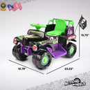 Volt Grave Digger Ride-On Monster Truck with Graphics for Boys and Girls 18-36 Months Magic Cars 4