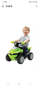 Volt Green Terrain Racer ATV Ride-On for Boys and Girls with 8-Inch Wheels Magic Cars 1