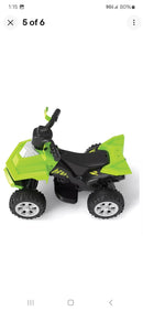 Volt Green Terrain Racer ATV Ride-On for Boys and Girls with 8-Inch Wheels Magic Cars 2