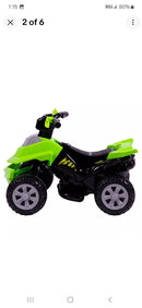 Volt Green Terrain Racer ATV Ride-On for Boys and Girls with 8-Inch Wheels Magic Cars 5