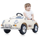 Volt Vintage Classic Convertible Ride-On Toy for Kids with Remote Control and Sound Magic Cars 3