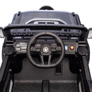 6-Wheels 12V Electric Ride-On Truck Toy with Remote, LED Lights, and MP3 Player for Kids, Black Magic Cars 13