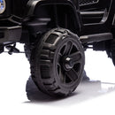 6-Wheels 12V Electric Ride-On Truck Toy with Remote, LED Lights, and MP3 Player for Kids, Black Magic Cars 19