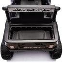 6-Wheels 12V Electric Ride-On Truck Toy with Remote, LED Lights, and MP3 Player for Kids, Black Magic Cars 21