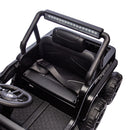 6-Wheels 12V Electric Ride-On Truck Toy with Remote, LED Lights, and MP3 Player for Kids, Black Magic Cars 22
