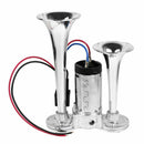 600dB 12V Air Horn Kit with Dual Trumpets and Air Compressor – Super Loud Sound Magic Cars 2