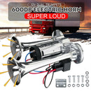 600dB 12V Air Horn Kit with Dual Trumpets and Air Compressor – Super Loud Sound Magic Cars 6