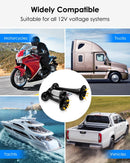 600DB Dual Air Horn Trumpets Super Loud Electric Car Horn Kit with Air Compressor Magic Cars 1