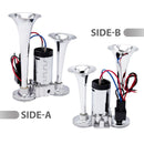 Dual 12V Train, Truck, Car, and Boat Horn Kit for Pickup and Vehicle Sound Enhancement Magic Cars 4