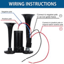 600DB High-Decibel Dual Electric Air Horn System for Vehicles - Includes Compressor and App Magic Cars 6