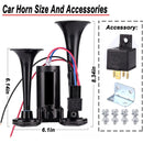 600DB High-Decibel Dual Electric Air Horn System for Vehicles - Includes Compressor and App Magic Cars 7