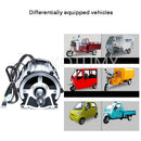 60V 1500W Electric Tricycle with High-Speed Brushless Differential Motor and 5-Hole Design Magic Cars 4