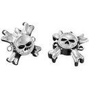 Motorcycle Handlebar Replacement Grip End Cap with Zombie Skull Hand Design Magic Cars Variant 0