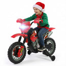 6V Electric Kids Motorcycle with Dirt Bike and Street Bike Aesthetics